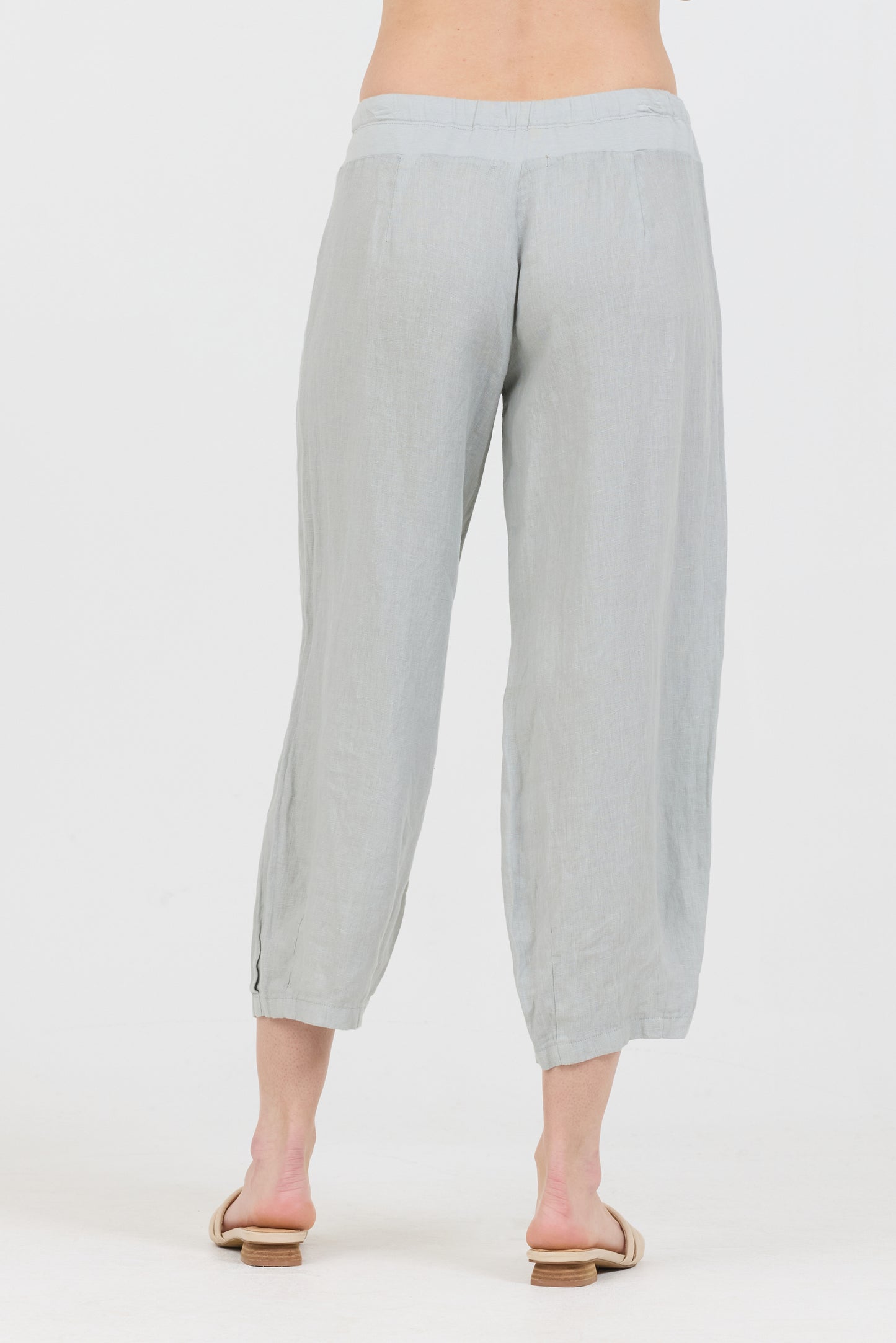 Drawstring Capris - Sage