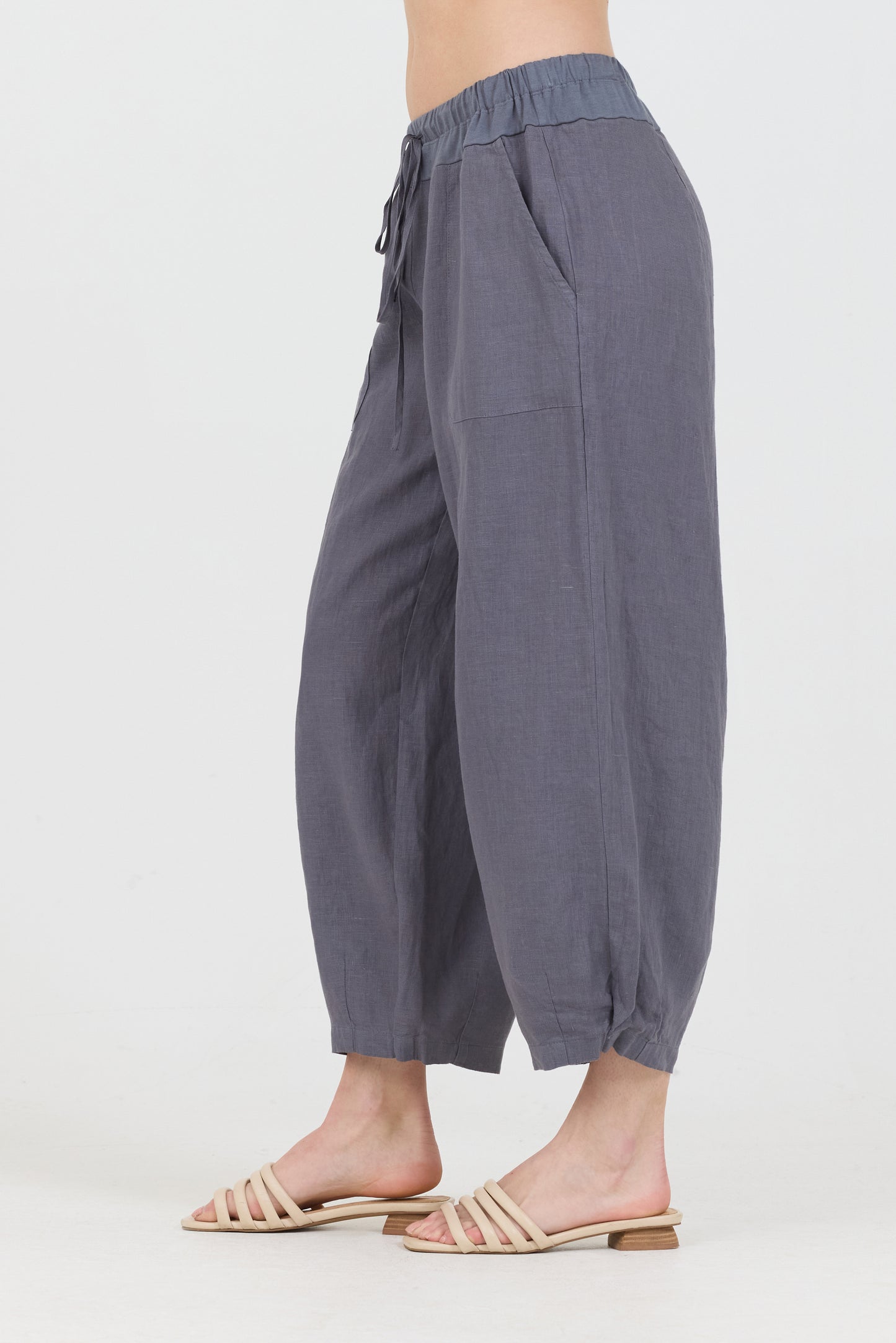 Drawstring Capris - Night