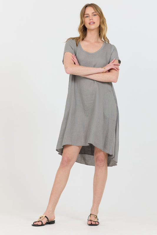 Scoop Mini Dress - Cargo