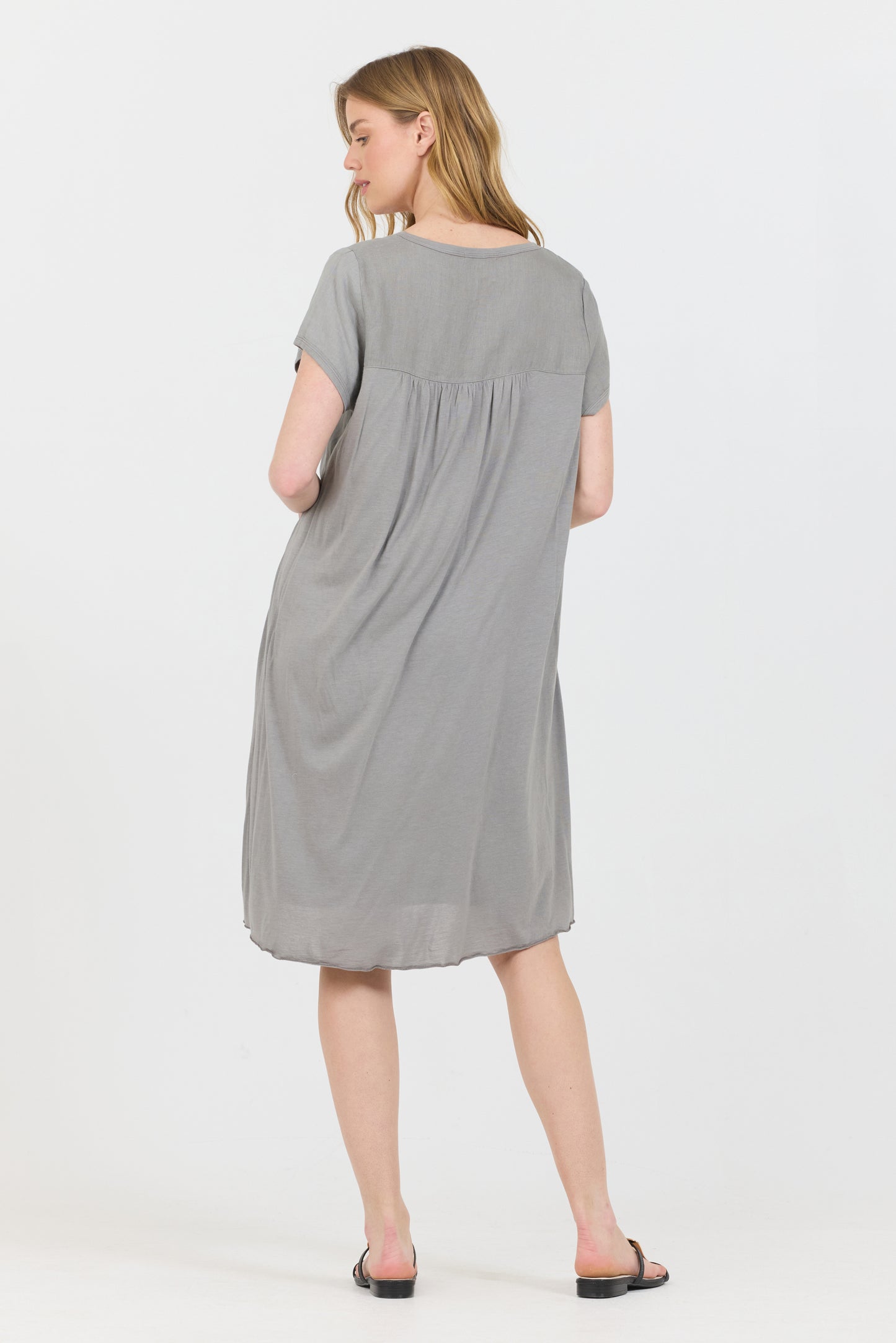 Scoop Mini Dress - Cargo