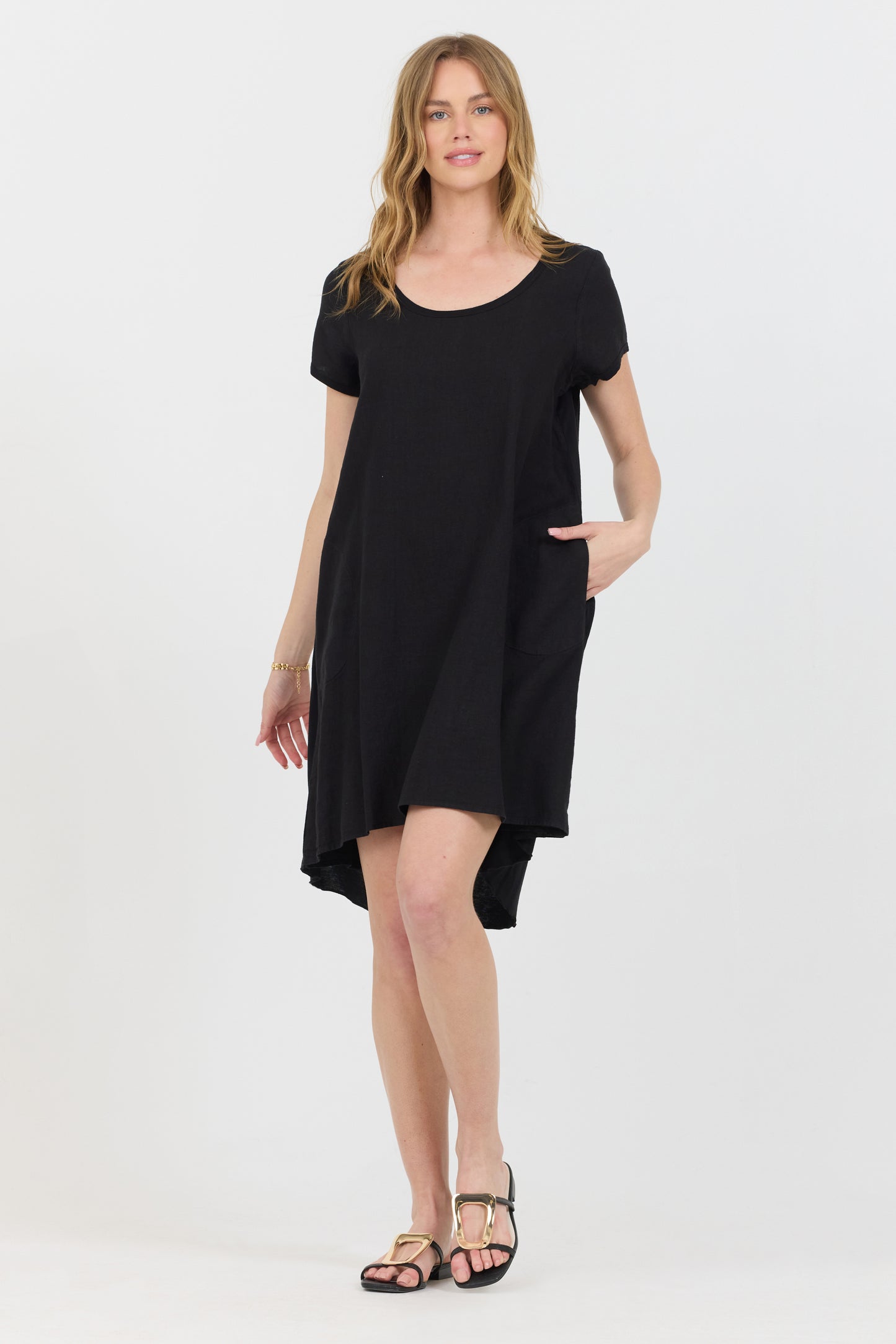 Scoop Mini Dress - Black