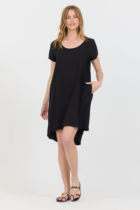 Scoop Mini Dress - Black