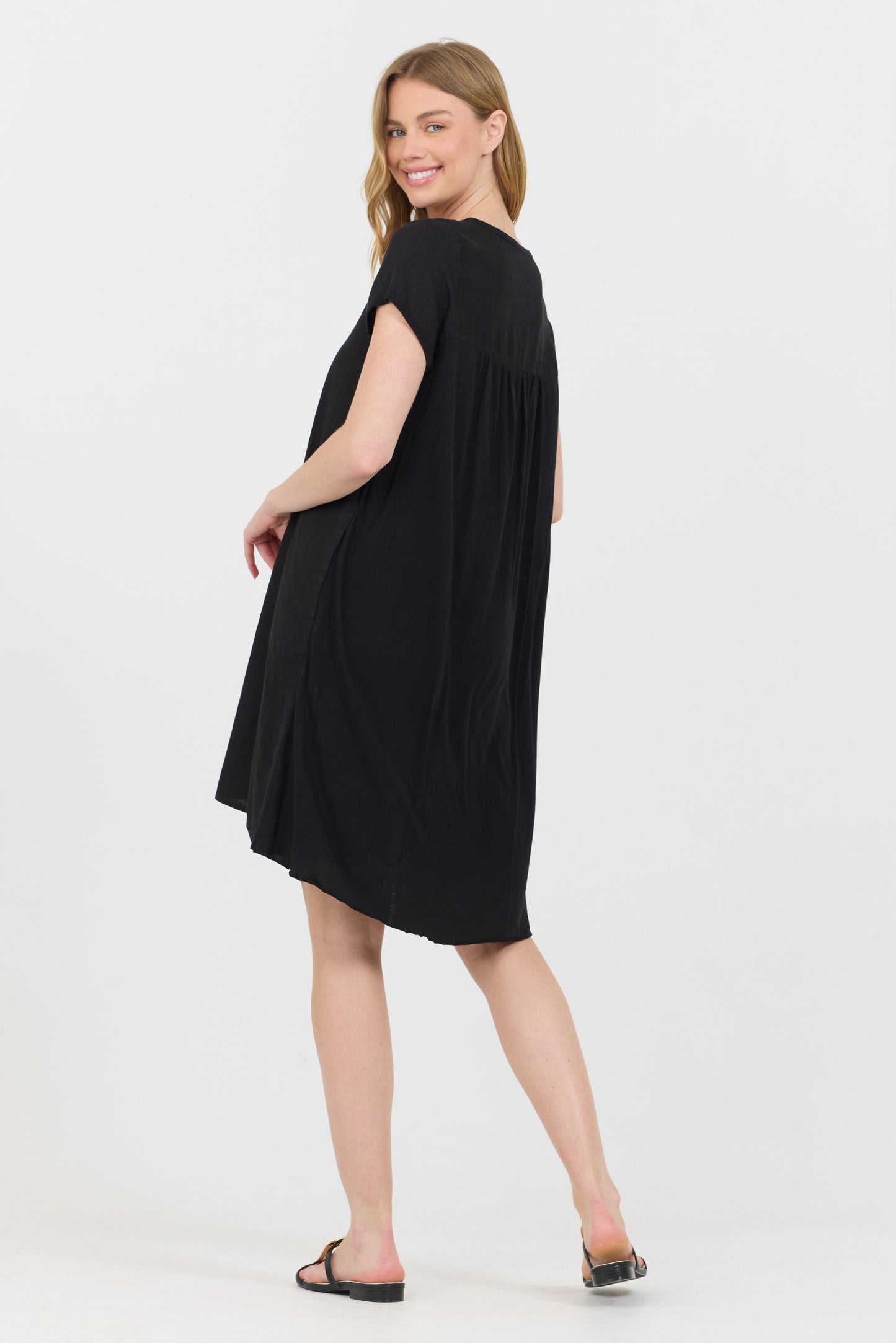 Scoop Mini Dress - Black